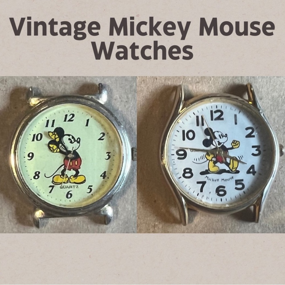 Vintage Mickey Mouse Quartz Watches